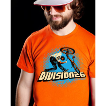 Division26 T-Shirt „Fogel1“, orange