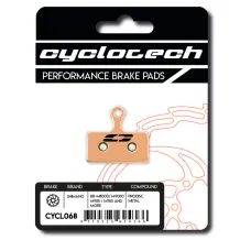 Shimano XT - XTR - SLX - DEORE gesinterte Bremsbeläge, Cyclotech Prodisc Metal. Ersatz für G05S-RX, G04Ti, G03A, G05A-RX, G01