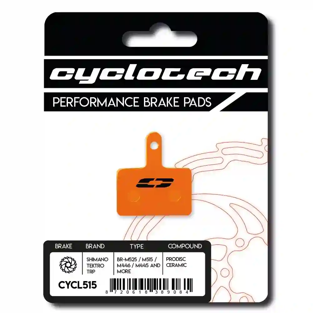 Shimano SLX, DEORE, BR-M525, MT200, MT400, MT500 Keramik-Bremsbeläge, Cyclotech Prodisc Ceramic. Ersatz für B01S, B03S, B05S,