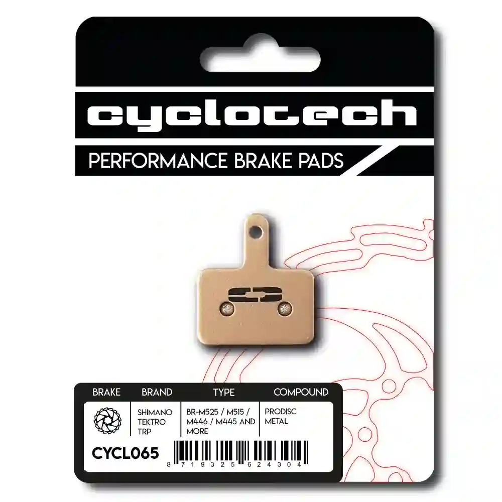 Stromer ST1, ST2 und Hinterradbremse ST3 Sintermetal Bremsbeläge, Cyclotech Prodisc Metal – Bremsbeläge und Verpackung