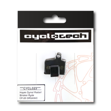 Hayes Dyno - Radar - Stroker Ryde Organische Bremsbeläge, Cyclotech Prodisc Kevlar