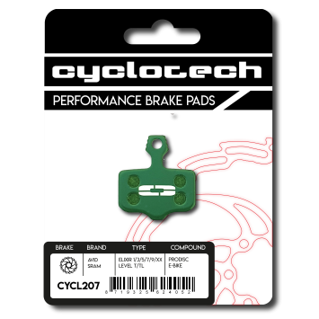 Sram Red - Rival - Force - Hydro - Etap AXS (ab 2020) E-bike Bremsbeläge, Cyclotech Prodisc E-bike