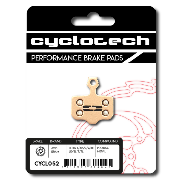Sram Red - Rival - Force - Hydro - Etap AXS (ab 2020) Bremsbeläge, Cyclotech Prodisc Metal