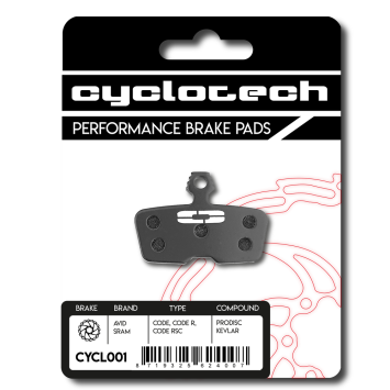 Sram Code - Code R - Code RSC organische Bremsbeläge, Cyclotech Prodisc Kevlar