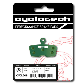 Sram Code - Code R - Code RSC E-bike Bremsbeläge, Cyclotech Prodisc E-bike