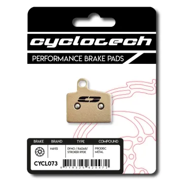 Hayes Dyno - Radar - Stroker Ryde Sinter Bremsbeläge, Cyclotech Prodisc Metal.