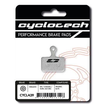 Cyclotech Prodisc Elite Bremsbeläge für u.a. Shimano GRX - Ultegra - Dura Ace - XTR
