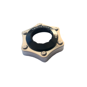 Cyclotech Bremsscheibenadapter 6-Loch auf Center Lock, 9 mm QR