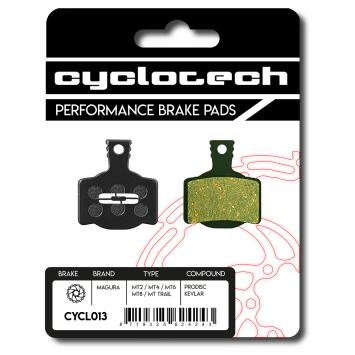 Magura MT2 - MT4 - MT6 - MT8 - CT4 Organische Bremsbeläge, Cyclotech Prodisc Kevlar