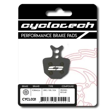 Formula Oro - K18 - K24 Organische Bremsbeläge, Cyclotech Prodisc Kevlar