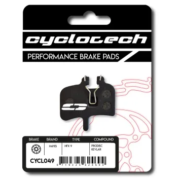 Hayes HFX Organische Bremsbeläge, Cyclotech Prodisc Kevlar