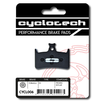 Hope E4 Organische Bremsbeläge, Cyclotech Prodisc Kevlar