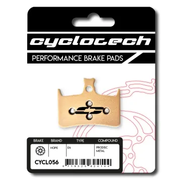 Hope E4 - RX4 sinter Bremsbeläge, Cyclotech Prodisc Metal