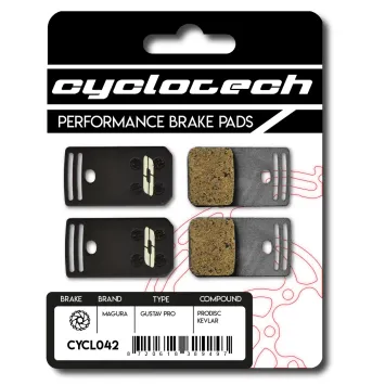 Magura Gustav Pro organische Bremsbeläge, Cyclotech Prodisc Kevlar