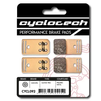Magura Gustav Pro Sinter Bremsbeläge (4 st), Cyclotech Prodisc Metal