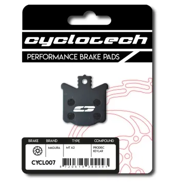 Magura MT A2 organische Bremsbeläge, Cyclotech Prodisc Kevlar