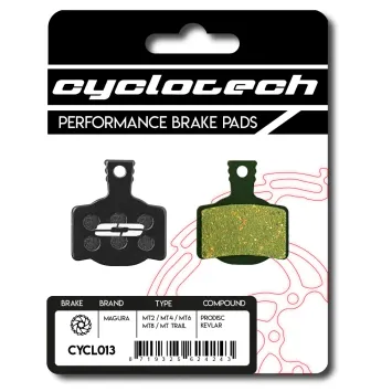 Magura MT2 - MT4 - MT6 - MT8 - CT4 Organische Bremsbeläge, Cyclotech Prodisc Kevlar