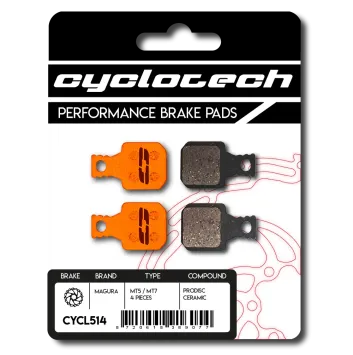 Magura MT5 - MT7 - CT5 double Keramik Bremsbeläge (4st), Cyclotech Prodisc Ceramic