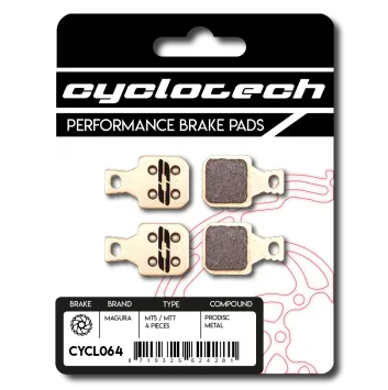 Magura MT5 - MT7 - CT5 double Sinter Bremsbeläge (4st), Cyclotech Prodisc Metal.