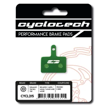 Shimano SLX, DEORE, BR-M525, MT200, MT400, MT500 E-Bike Bremsbeläge, Cyclotech Prodisc E-Bike. Ersatz für B01S, B03S, B05S, B