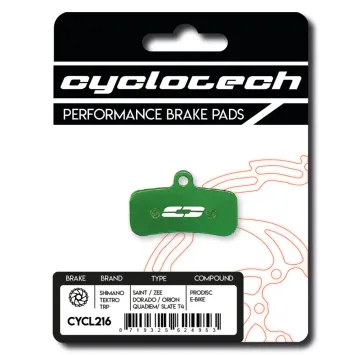 Shimano Saint - Zee - XT - XTR - DEORE 4-Kolben-E-Bike-Bremsbeläge, Cyclotech Prodisc E-Bike. Ersatz für D01S, D02S, D03S, H0